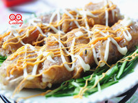 擠上雙味的桂冠沙拉醬即可享用囉!健康美味全在QQ♥廚房♫✿♪♥♪✿♫ 與你分享呦!